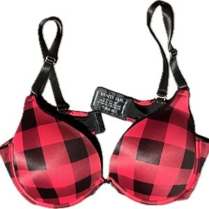 Vanity Fair Push-up Bold Plaid Bra